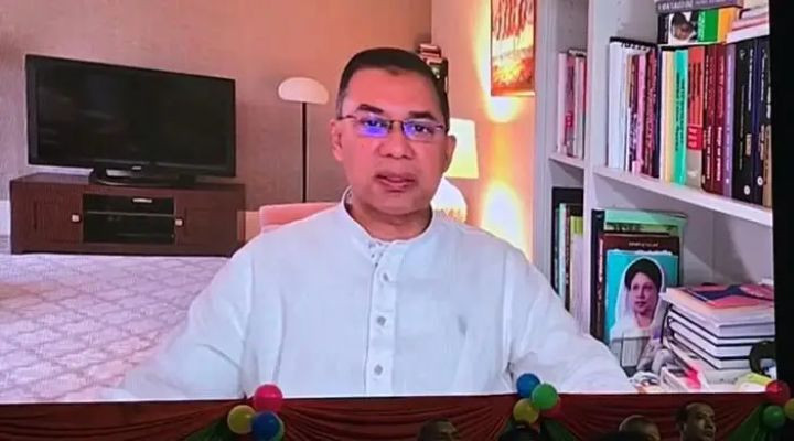 নির্বাচনি মিছিলে আমিও আপনাদের সঙ্গে থাকব: তারেক রহমান